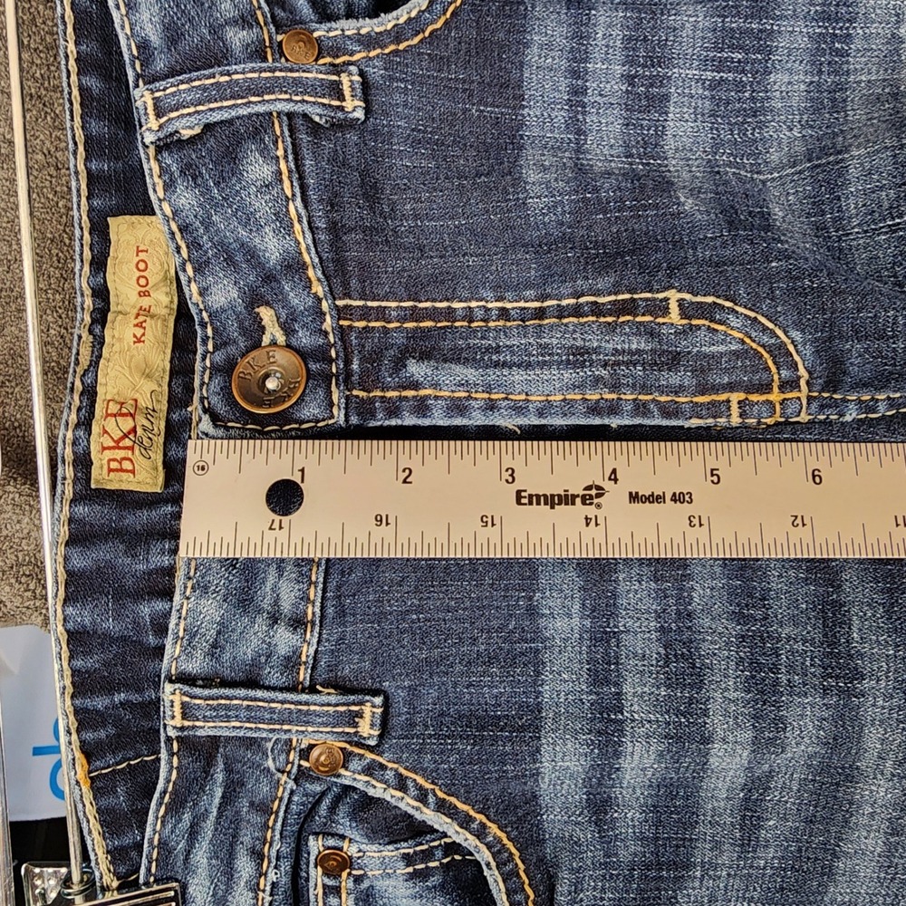 BKE Kate Bootcut Jeans Womens 31x33.5 Blue Medium Wash Stretch Denim BK15132L - Picture 8 of 12